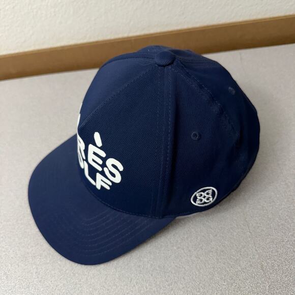 G/Fore APRES GOLF Hat Cap Strapback Blue Outdoors Sports Preppy Classic EUC - Picture 5 of 8